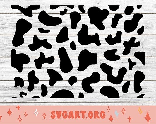 Cow Print SVG