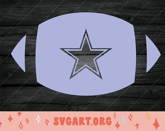 cowboys football svg