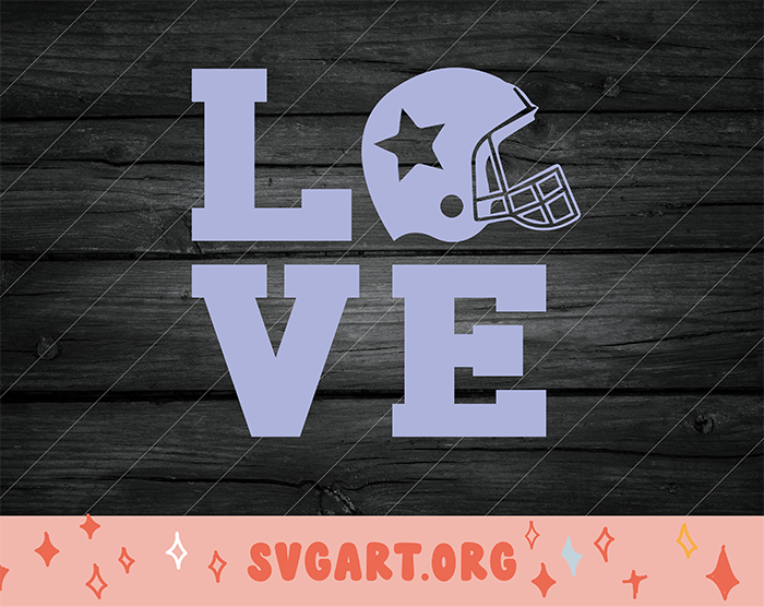 cowboys love svg