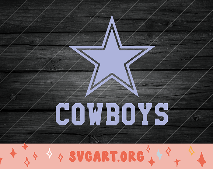 cowboys star svg
