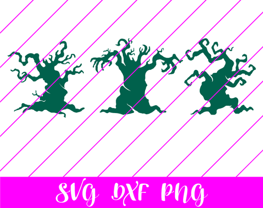Creepy Old Trees SVG