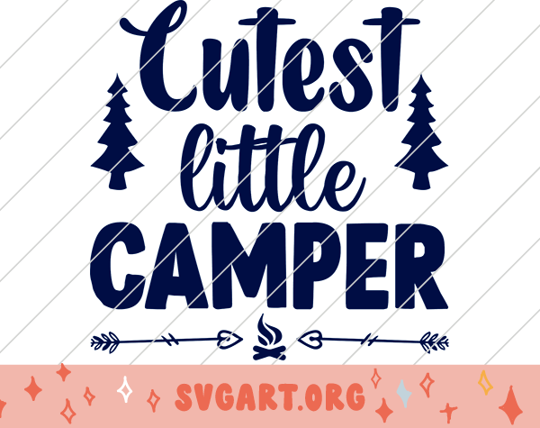 Cutest Little Camper SVG