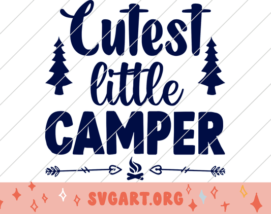 Cutest Little Camper SVG