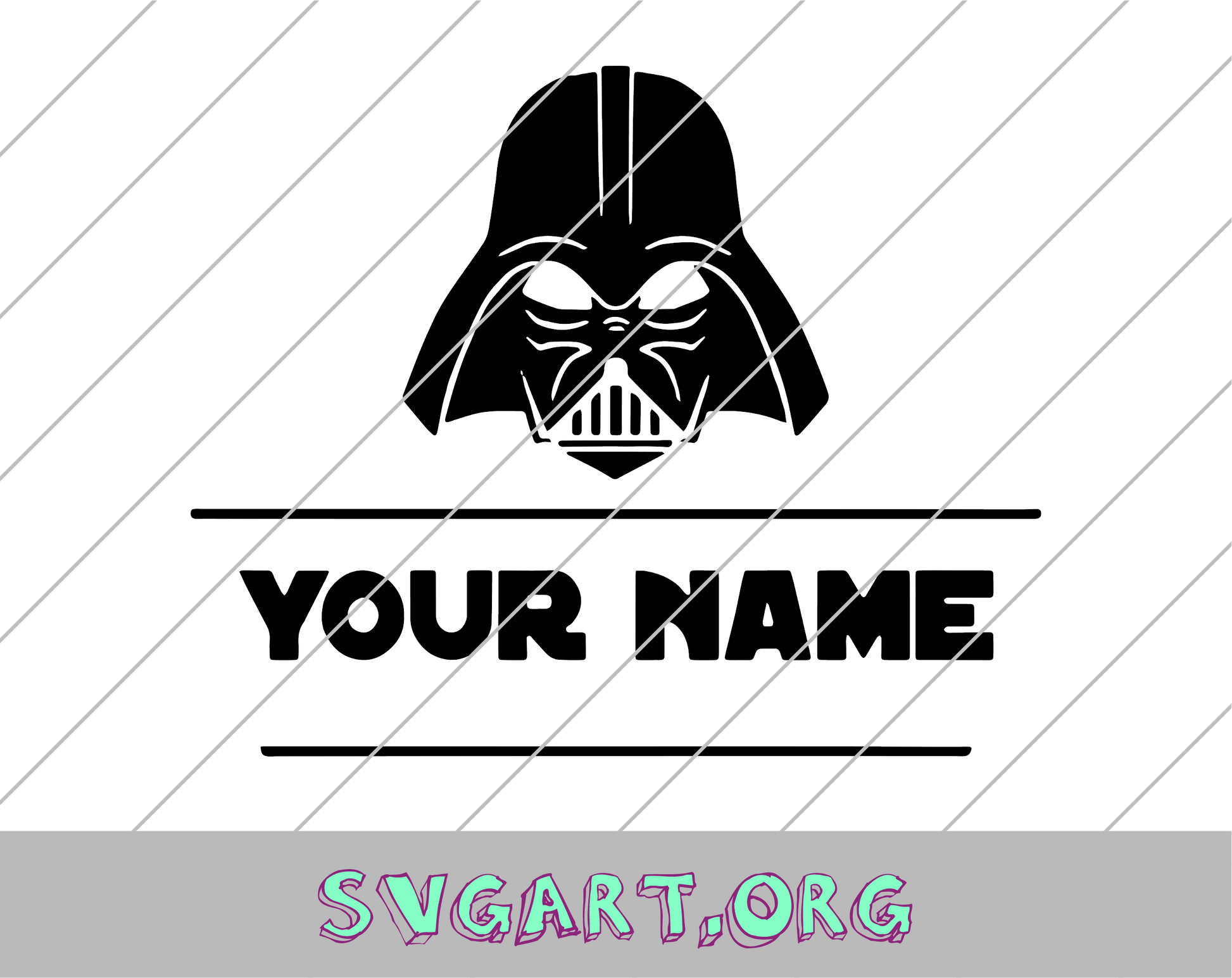 Darth Vader Ornament Star Wars SVG