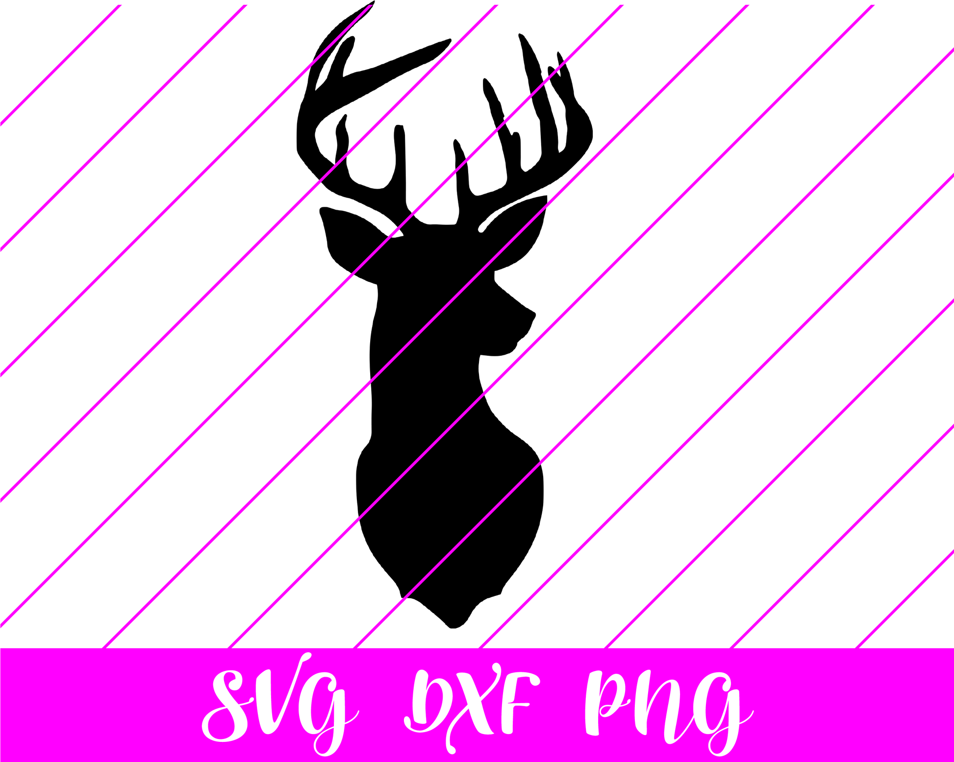 Deer Head SVG