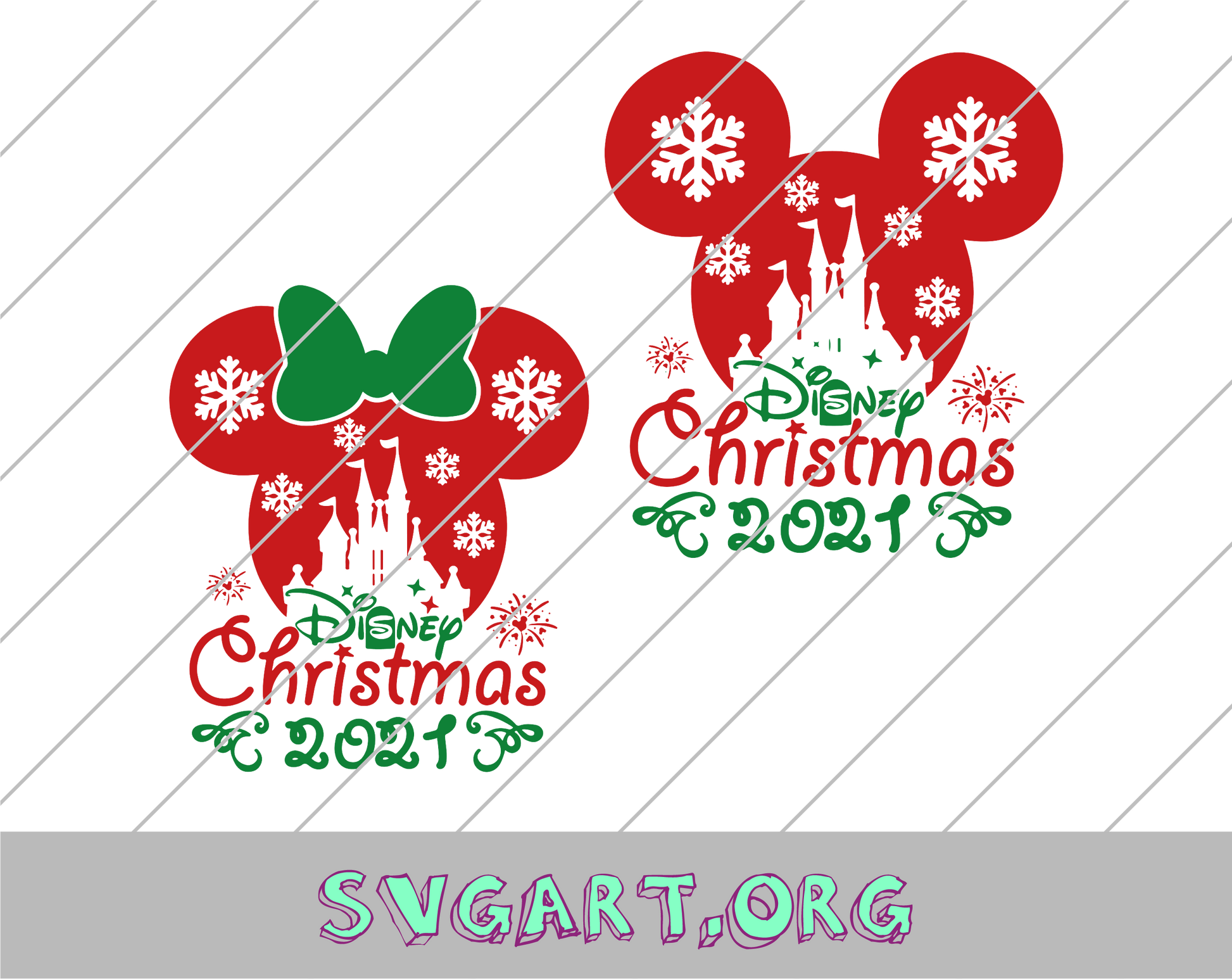 Disney Christmas SVG