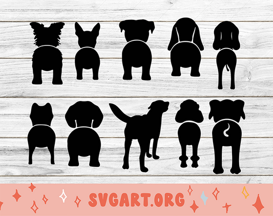 Dog Butts SVG