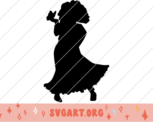 Encanto Mirabel Silhouette SVG