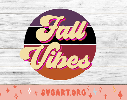 Fall Vibes SVG