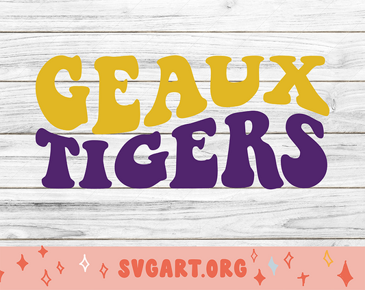 Geaux Tigers SVG