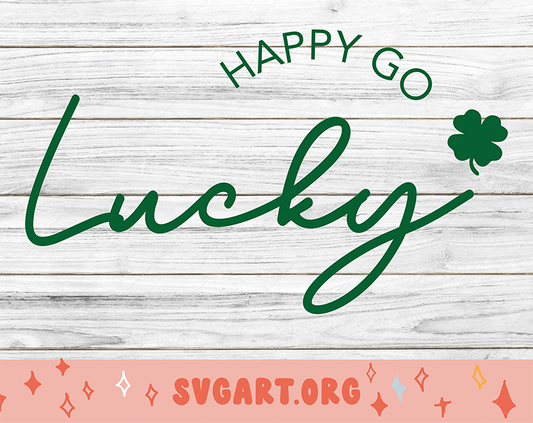 Happy Go Lucky SVG