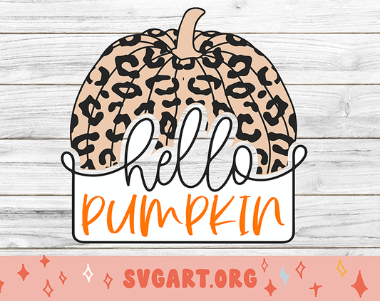 Hello Pumpkin SVG