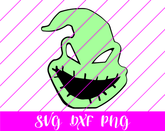 Oogie Boogie Man Face SVG