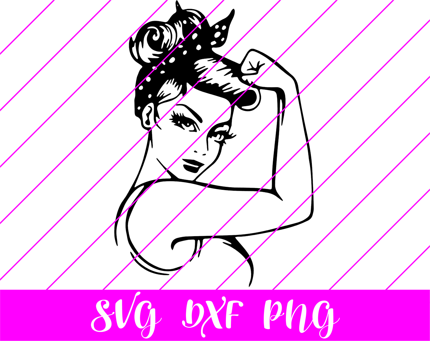 Rosie the Riveter SVG