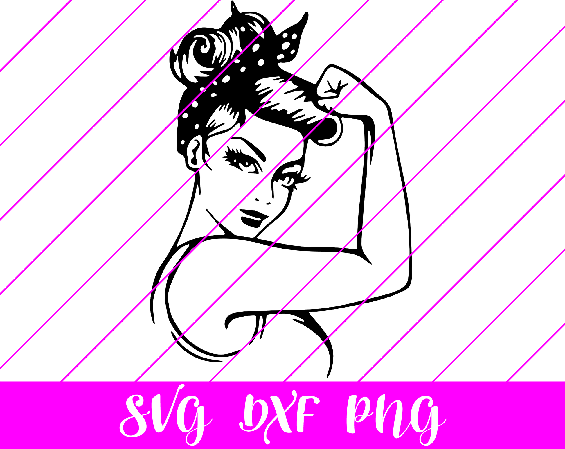 Rosie the Riveter SVG
