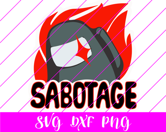 Among Us Sabotage SVG