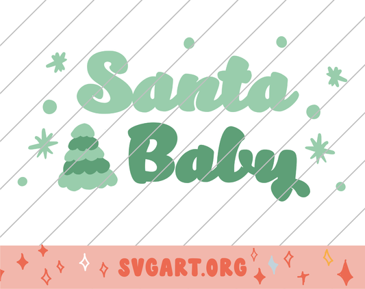 Santa Baby SVG