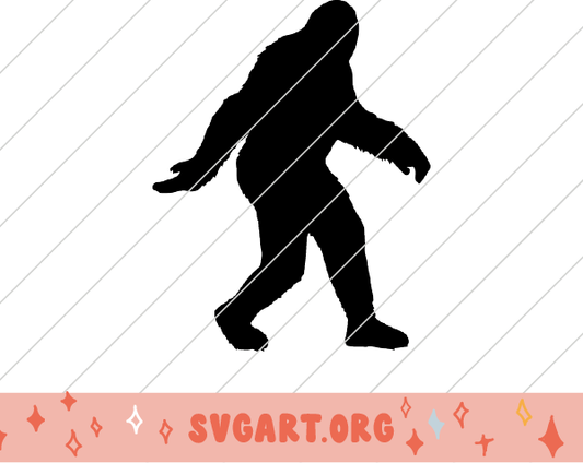 Sasquatch Yeti SVG