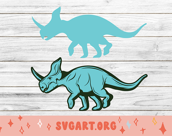 Triceratops SVG
