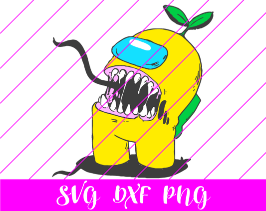 Among Us Venus Fly Trap SVG