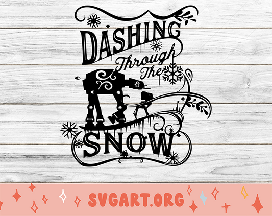 Dashing Through The Snow Star Wars SVG - Free Dashing Through The Snow Star Wars SVG Download