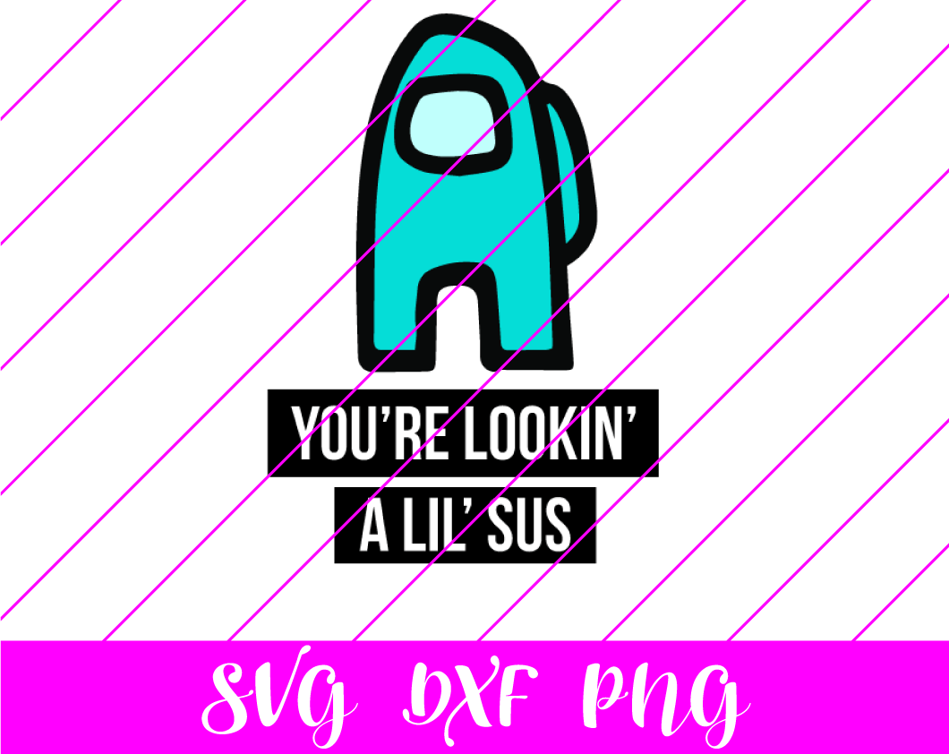 Among Us You’re Looking SUS SVG