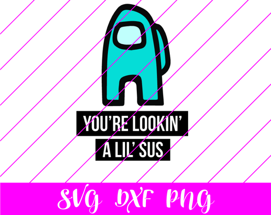 Among Us You’re Looking SUS SVG